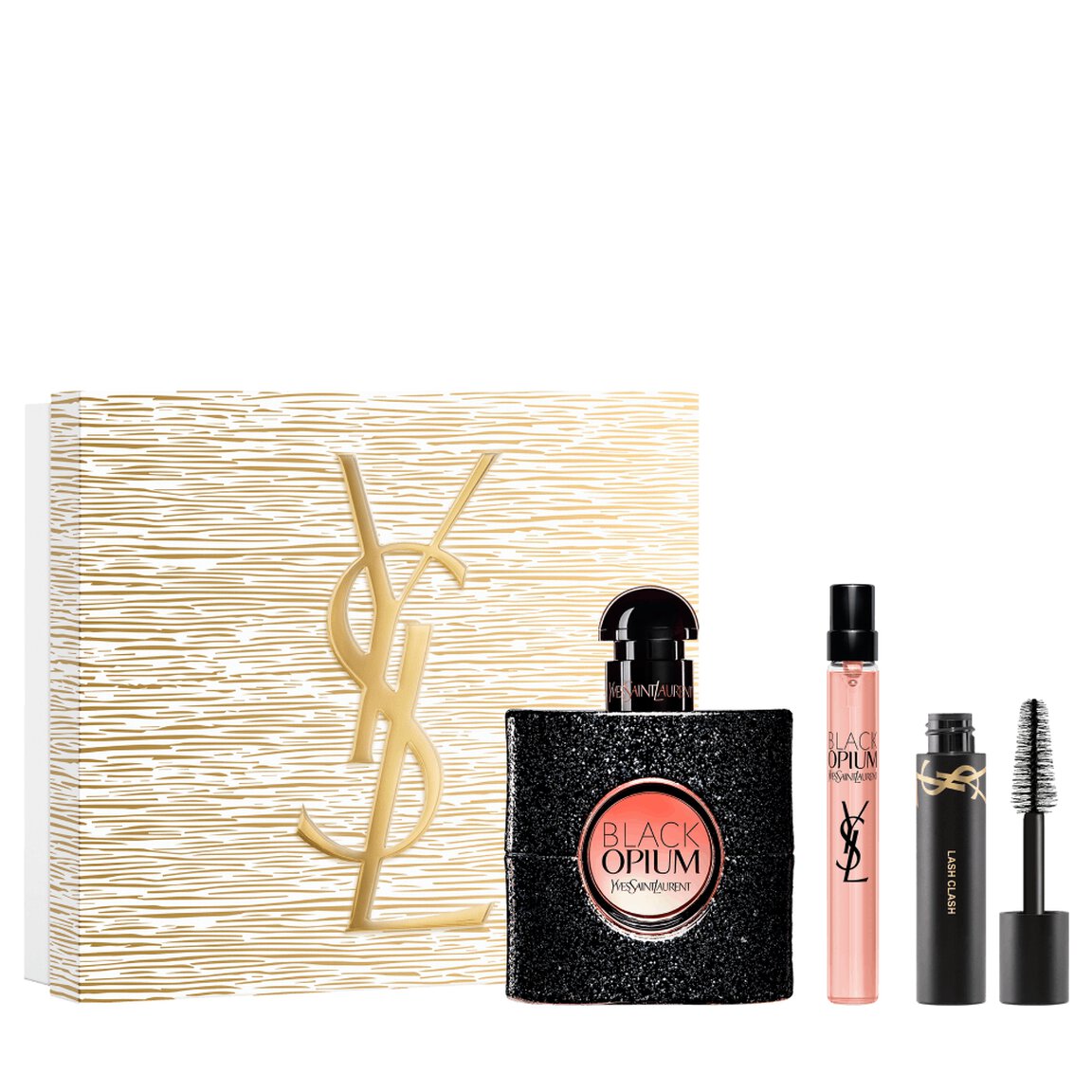 Coffret Opium Eau de parfum + miniature + rouge à lèvres
