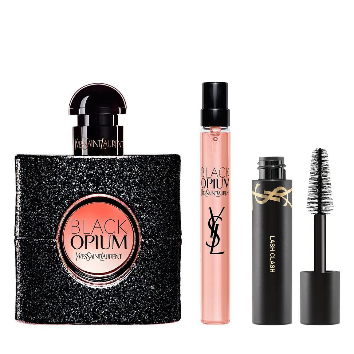 Coffret Opium Eau de parfum + miniature + rouge à lèvres